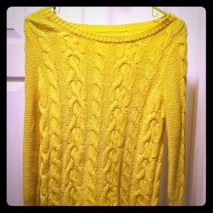 Ann Taylor Loft Yellow Sweater